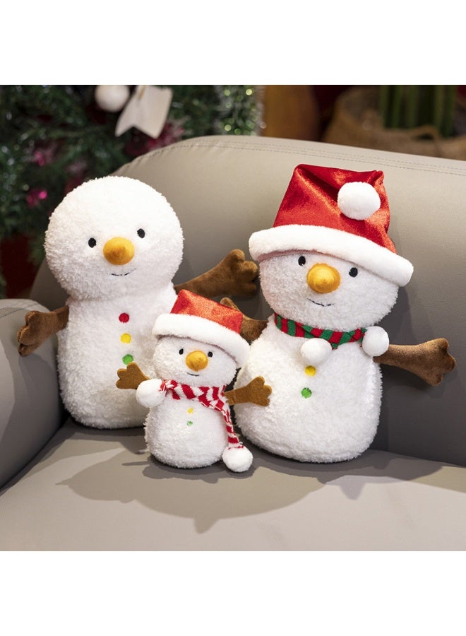 Festive  Plush Gingerbread Man Pillow, Scarf, Snowman Plush Toy,  Tree Wreath, Decorative Soft Ornaments and Accessories - Image 2